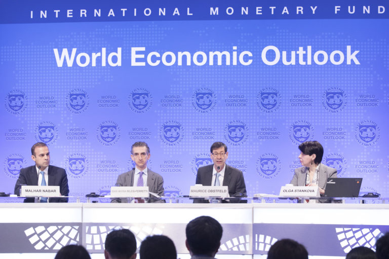 Brazil,IMF director, Maurice Obstfeld, speaks at the entity's Spring Meeting