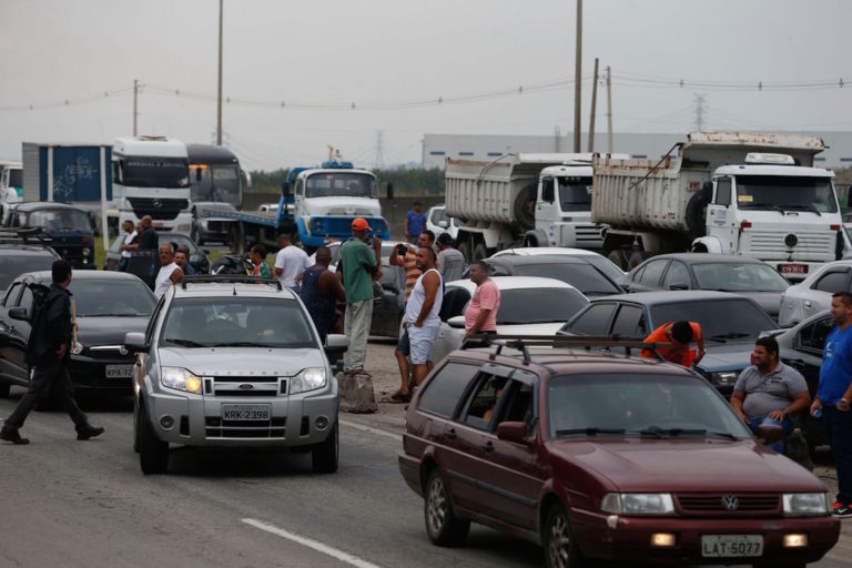 Truck drivers protesting the increase of diesel fuel have blocked some of Brazil's main highways,