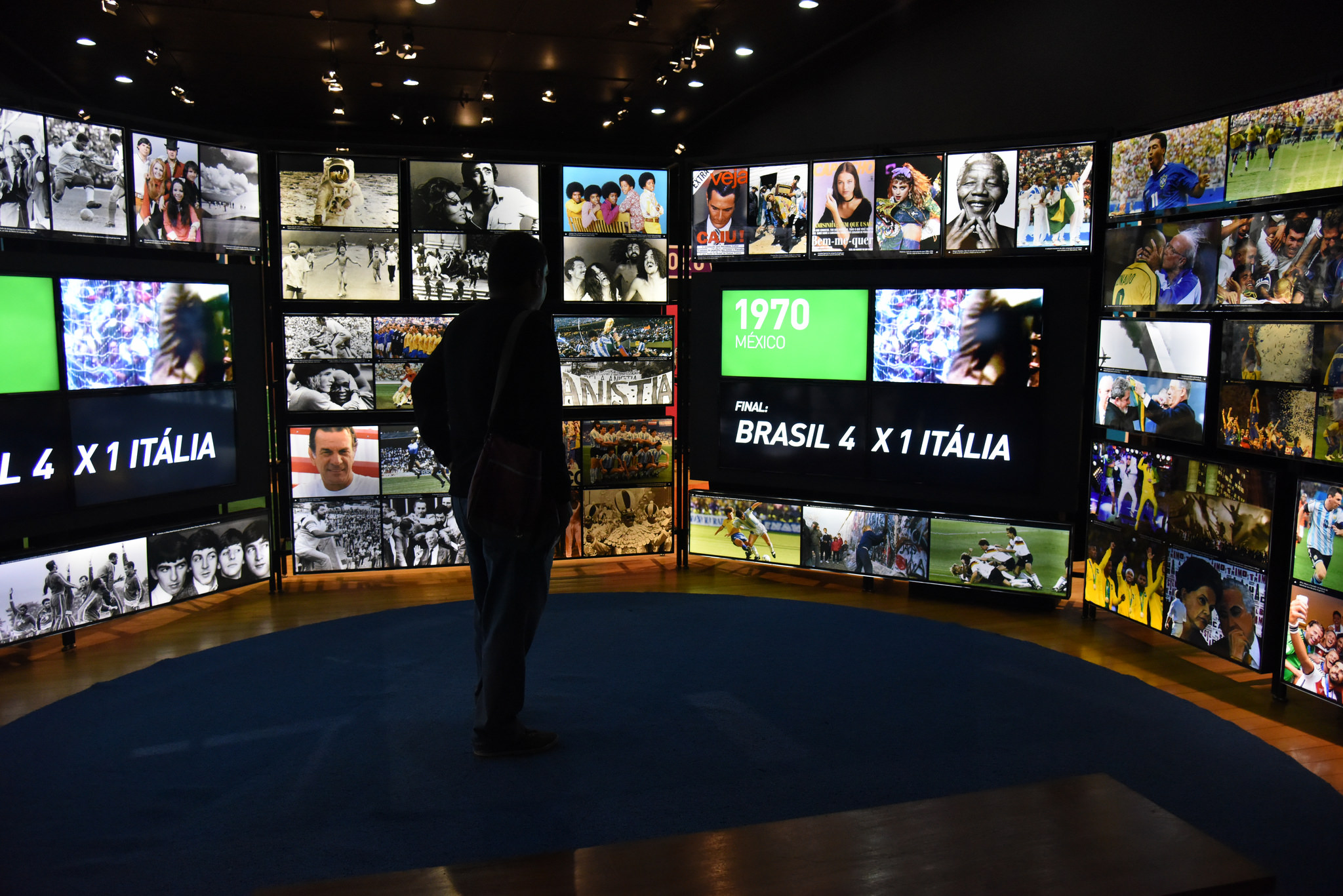 Photo caption: Until Brazil bring the World Cup home, this exhibition is the next best thing, with displays of previous World Cups won, interactive exhibits, famous shirts from the biggest Brazilian teams as well as the Seleção, Rio de Janeiro, Brazil, Brazil News.