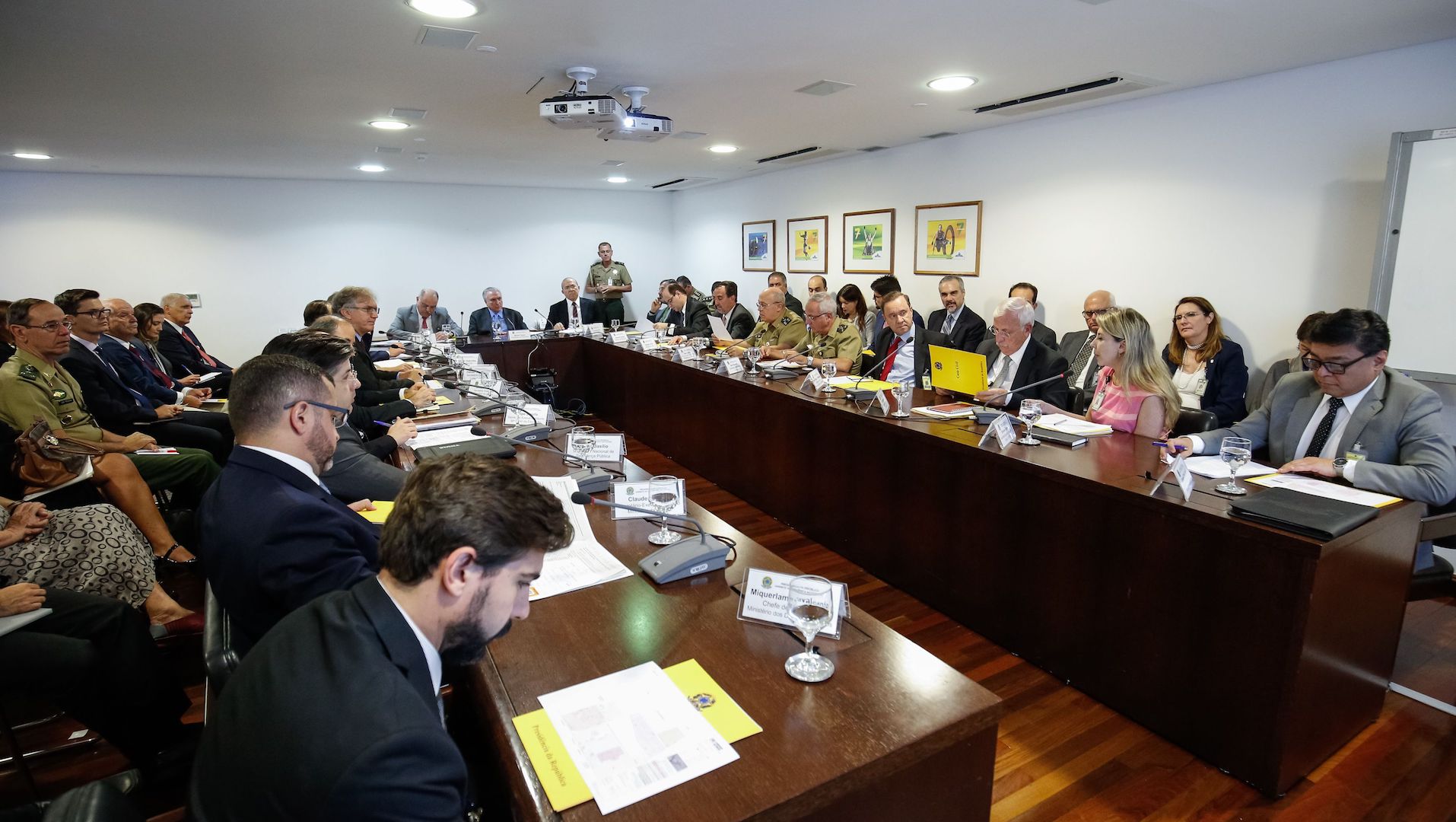 Brazil,Brazilian officials discuss the Venezuelan crisis in Roraima,