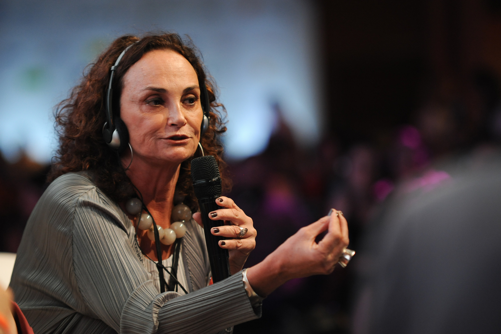 Brazil,Economist Elena Landau speaks at Ethos Conference in São Paulo about presidential elections in Brazil,