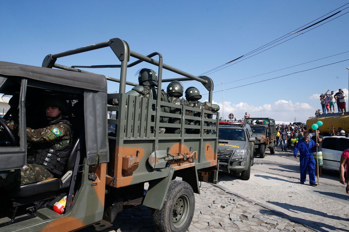 Armed forced during an exercise in Rio de Janeiro, Rio, Brazil, Brazil News
