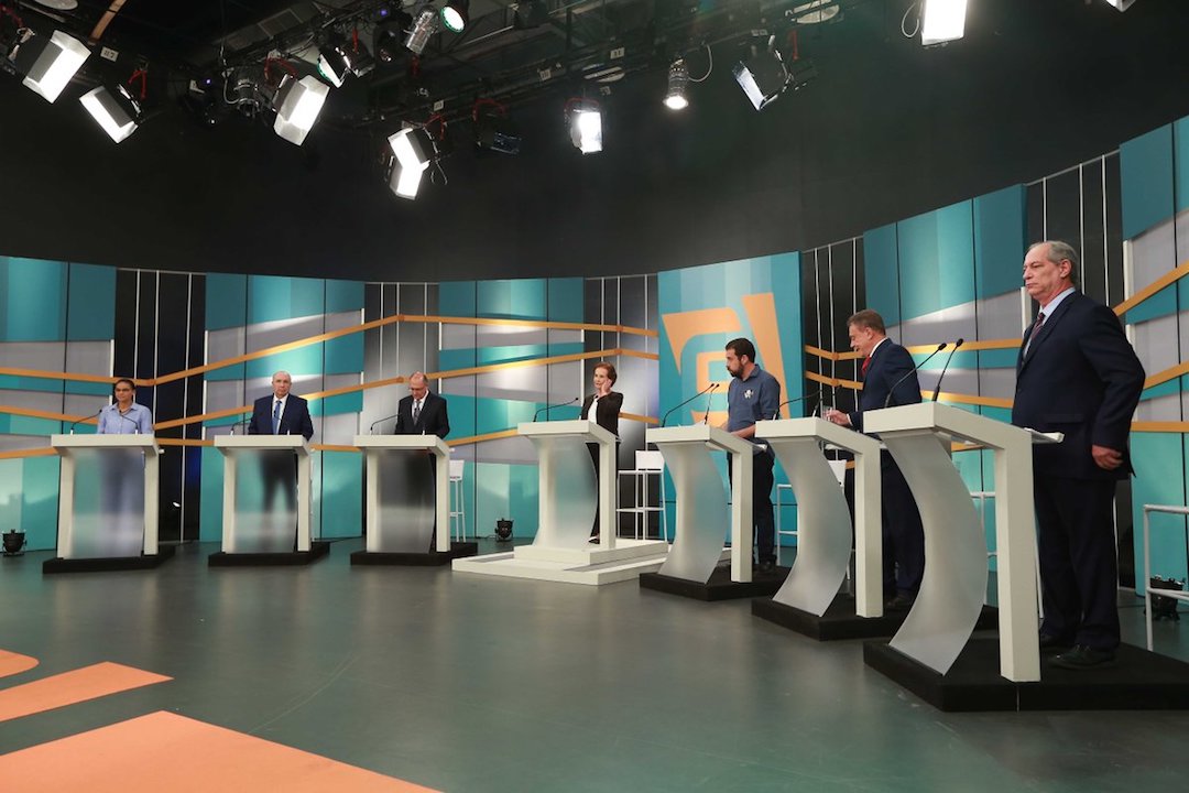 Presidential debate Sunday without right-wing candidate, Jair Bolsonaro, who was stabbed last Thursday