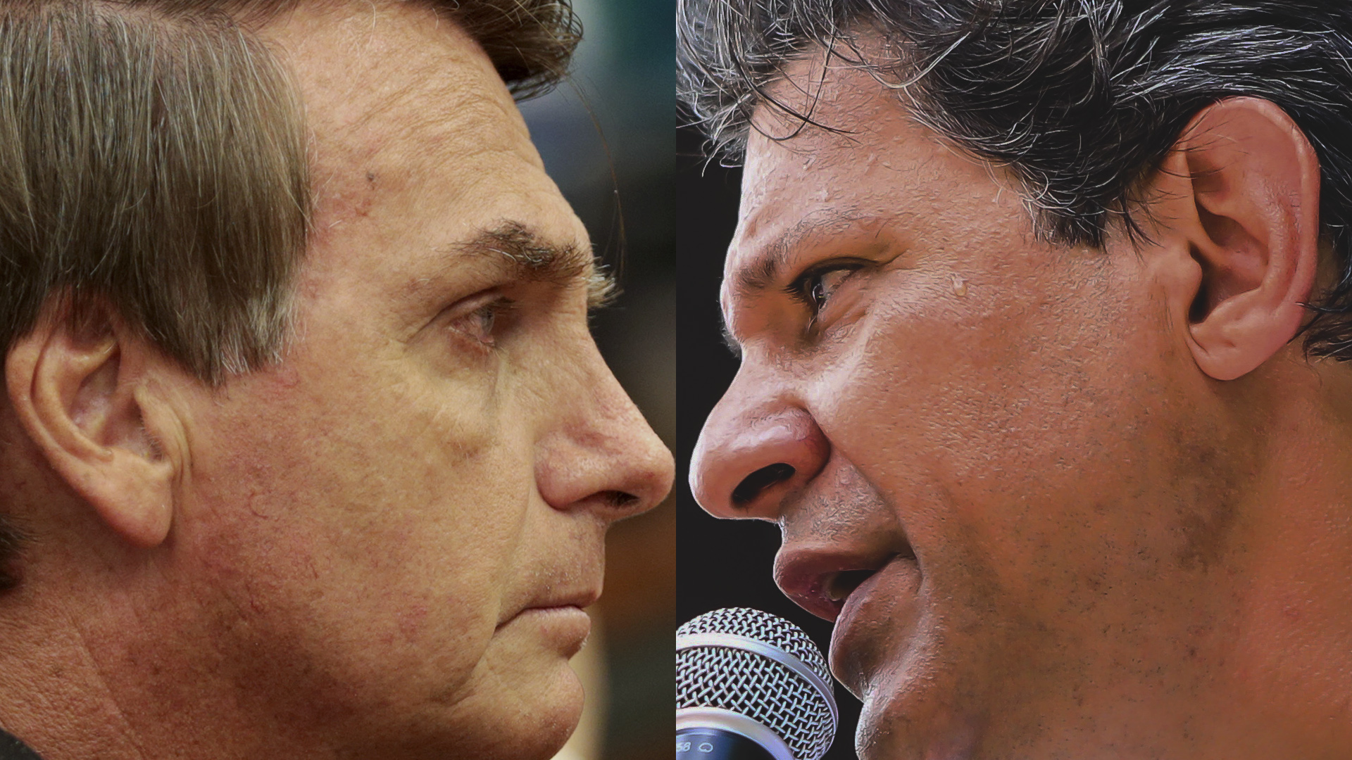The latest Datafolha poll shows Bolsonaro has 39 percent of the votes; Haddad has 25 percent, Ciro appears with thirteen percent, Alckmin with nine percent and Marina with four percent, Brazil, Brazil News