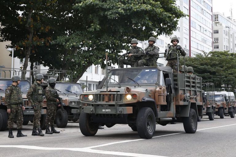 Brazil, Rio de Janeiro,Military troops will be sent to ten states to safeguard voters in Sunday's presidential elections.