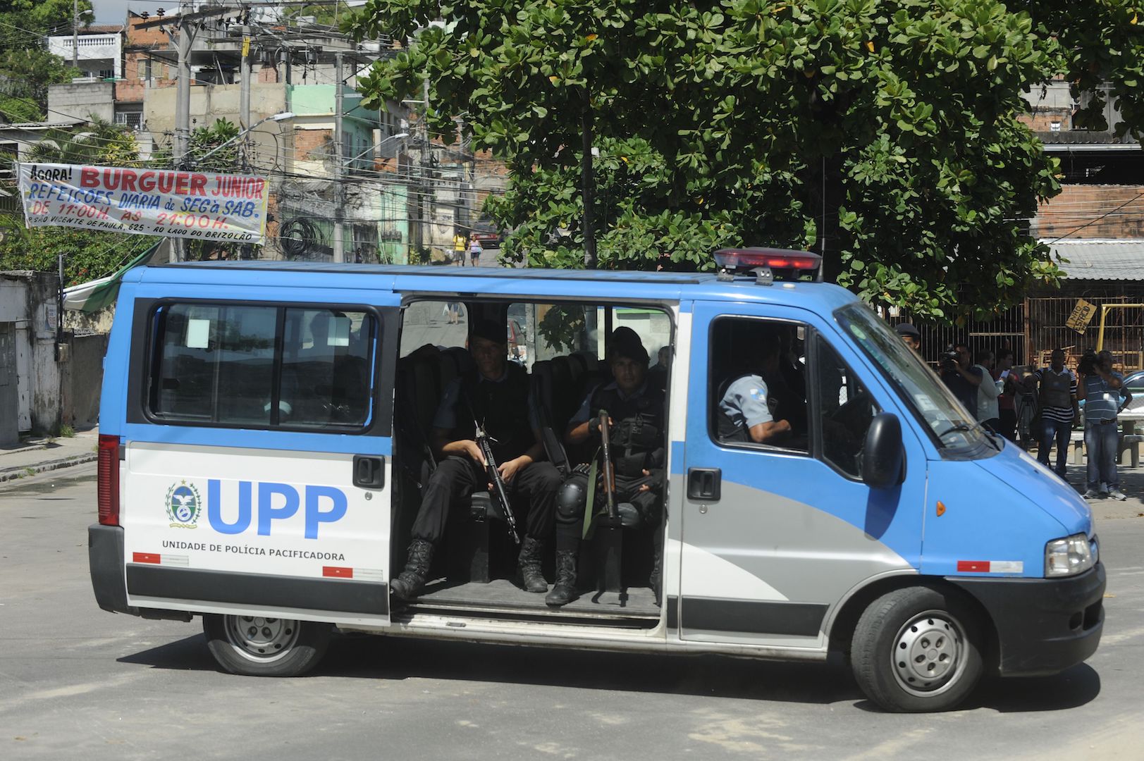 Brazil,Mobile UPPs circulate within communities.