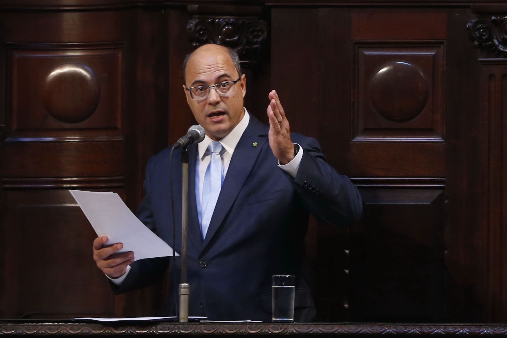 Brazil, Rio de Janeiro,Wilson Witzel takes over as Rio's governor vowing to fight against drug trafficking and corruption