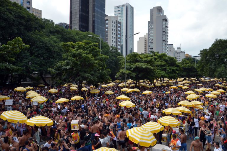 Brazil,Carnival blocos in São Paulo are expected to attract over twelve million people this year.