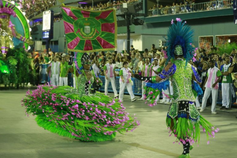 Brazil,Estação Primeira de Mangueira wins this year's Carnival parade in Rio de Janeiro