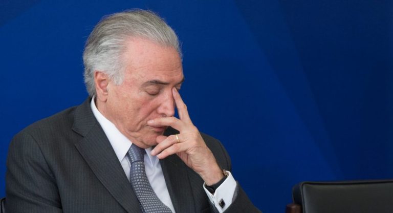 Brazil,Brazil's former president, Michel Temer, spends first night incarcerated at police headquarters