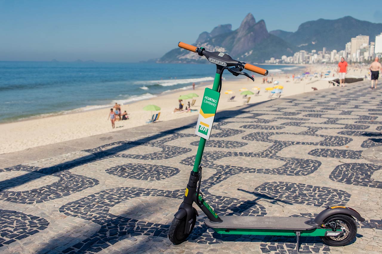 Tembici offer a similar service to their competitors but with official docks where riders must pick up and drop off their scooters, Rio de Janeiro, Brazil, Brazil News,