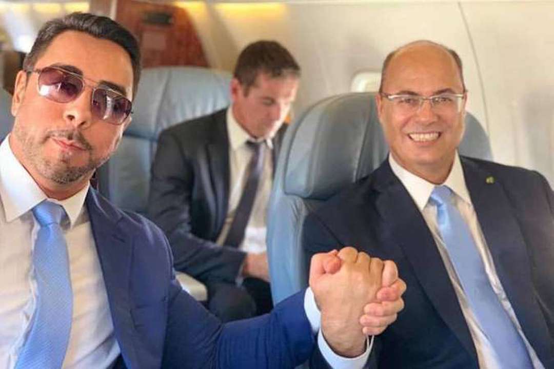 Brazil, Rio de Janeiro,Judge Marcelo Bretas and Rio's governor Wilson Witzel going to Jair Bolsonaro's inauguration.