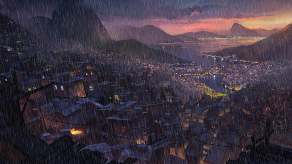 Rainy day in Rio de Janeiro. (Photo internet reproduction)