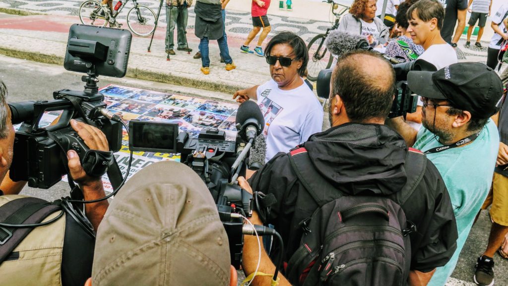 The mother of Jiu-Jitsu instructor and champion Jean Silva, who was recently killed by police in Complexo do Alemão, came to talk to the press and show images of her son, Rio de Janeiro, Brazil, Brazil News,