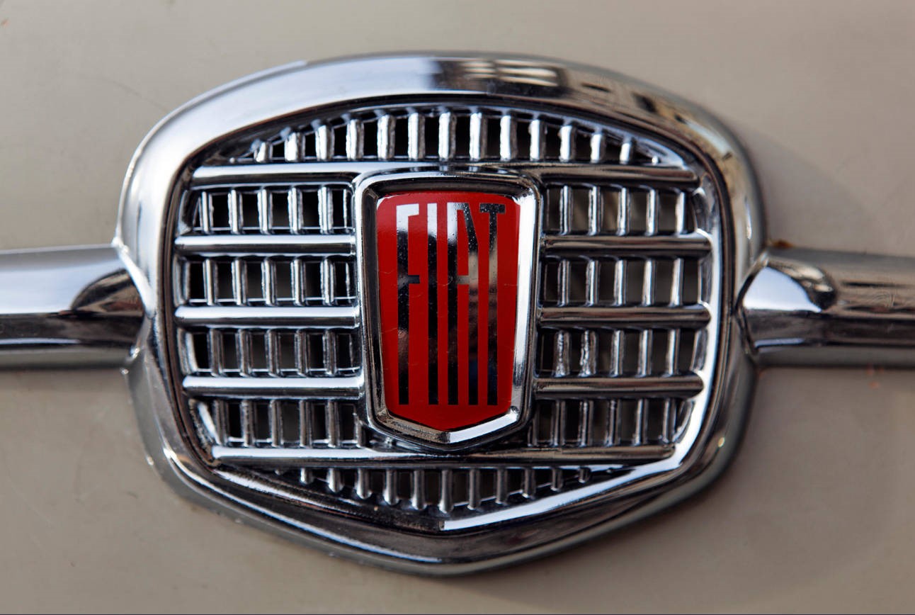 Italy, Tuscany, Florence, radiator grill of Fiat