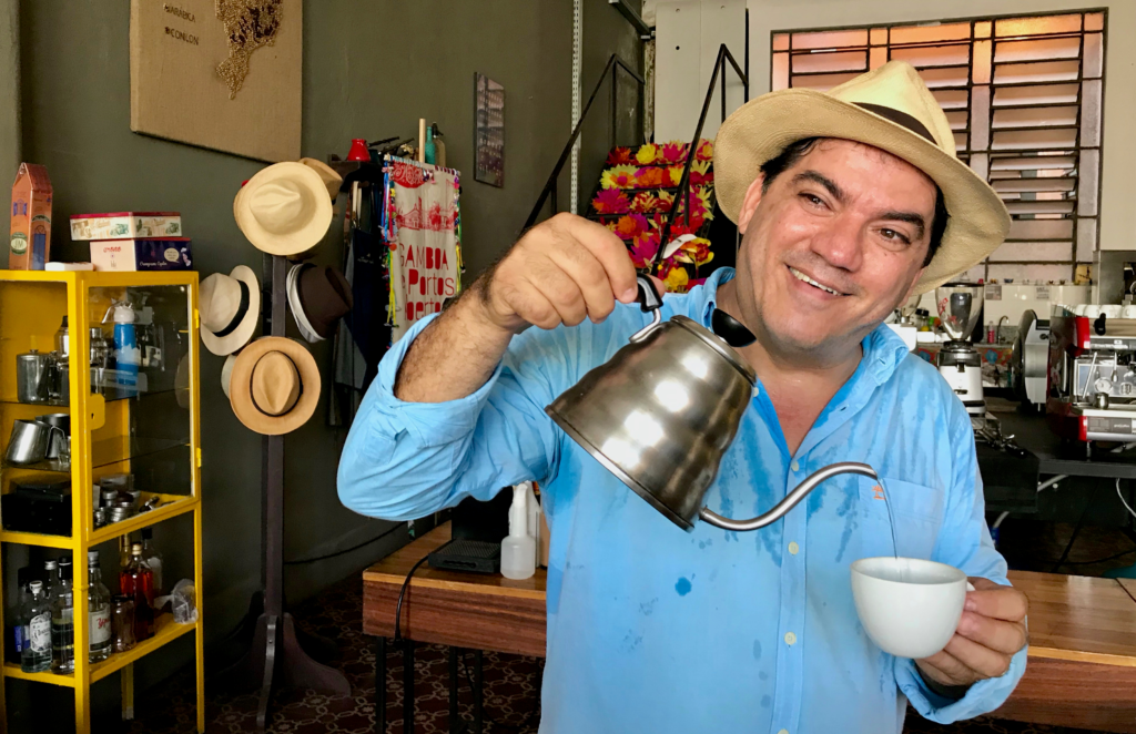 Emilio Rodrigues, Casa do Barista, one of the organizers. Photo by Tomi Streiff