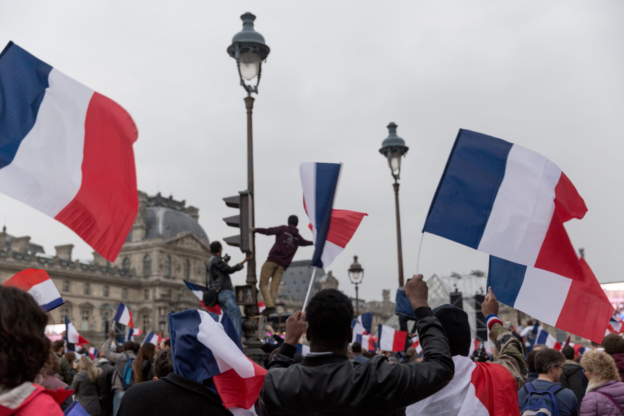 French protest photo by Lorie Shaull Wikimedia CC