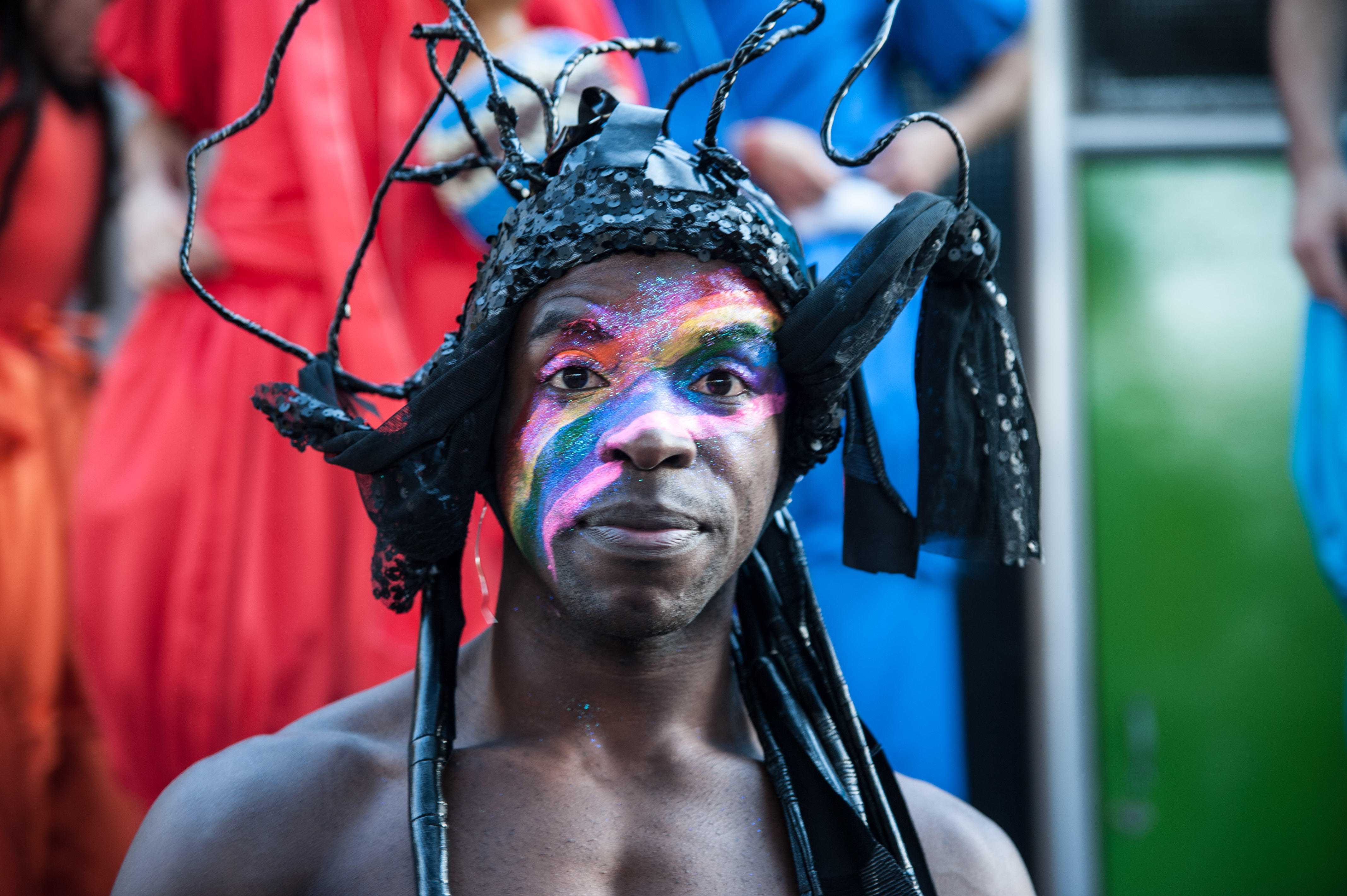 Public during the 21st Parade of LGBT pride on the Sao Paulo avenue in Sao Paulo this Sunday, 18.  (PHOTO: ROGERIO GOMES/BRAZIL PHOTO PRESS