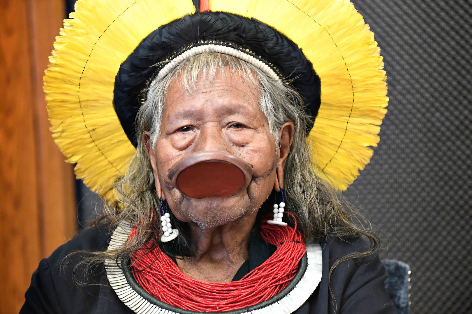 Indigenous Chief, Raoni, is on a three-week tour of Europe to find investors to help protect the Amazon region,