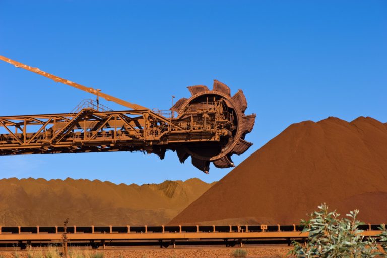 Iron ore rises 5.4% in Chinese port of Qingdao, at US$123.38 per ton