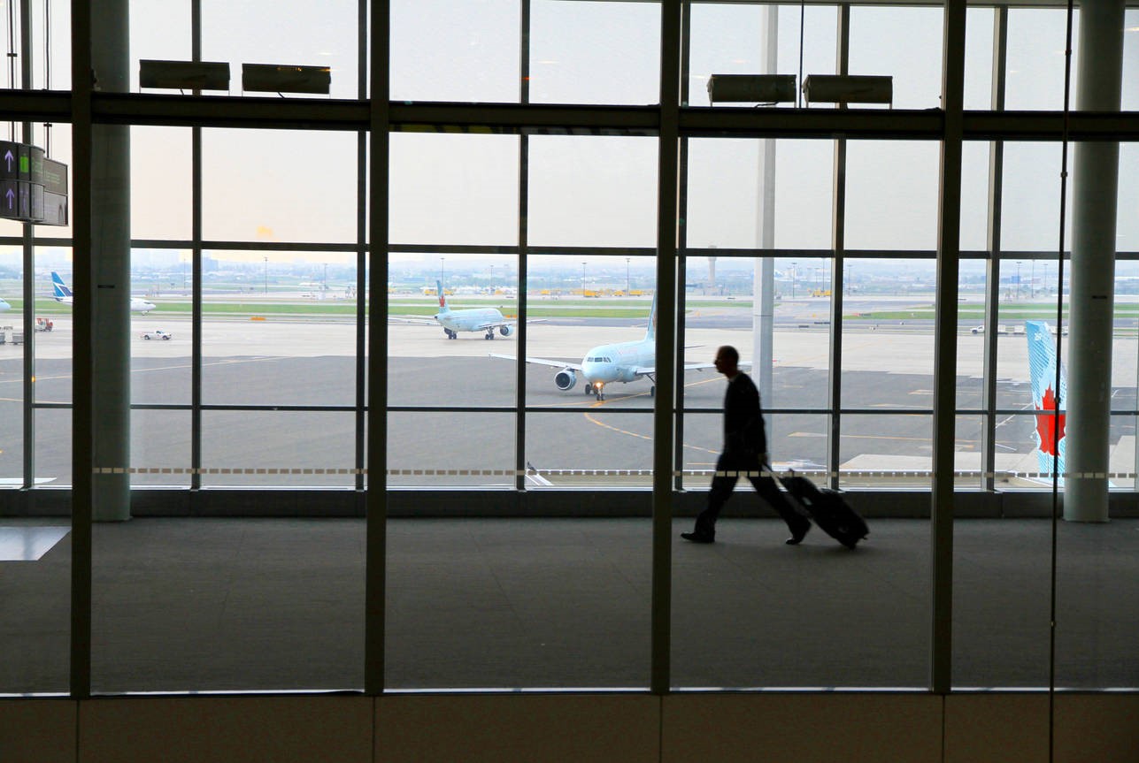 Man with carry-on