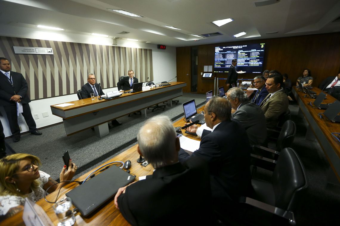 Brazil,Mines and Energy Minister Bento Albuquerque, during the hearing of the Senate's Environment Commission,
