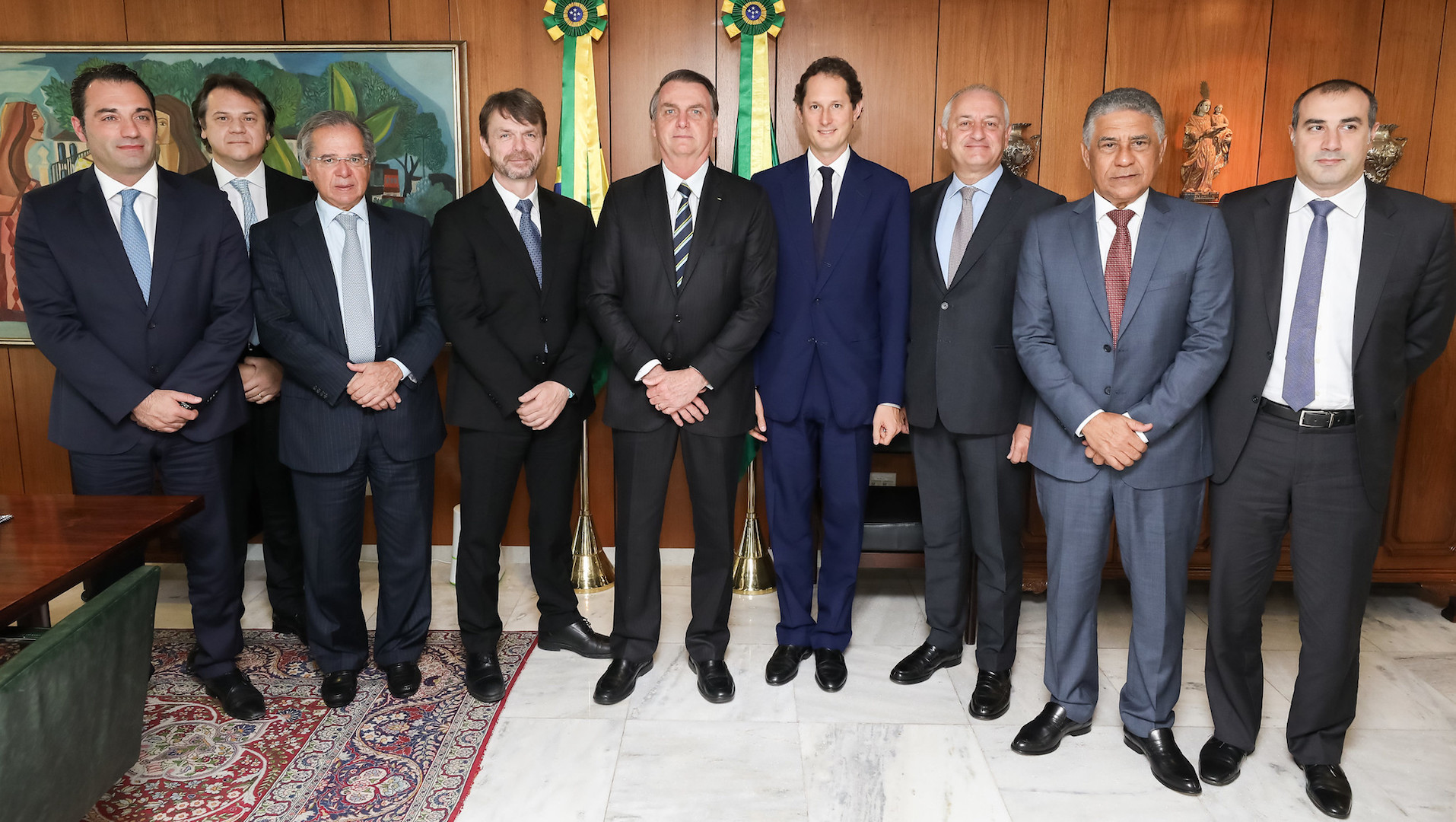 Brazil,Brazil's President Jair Bolsonaro met this week with FCA Fiat Chrysler Automobiles officials