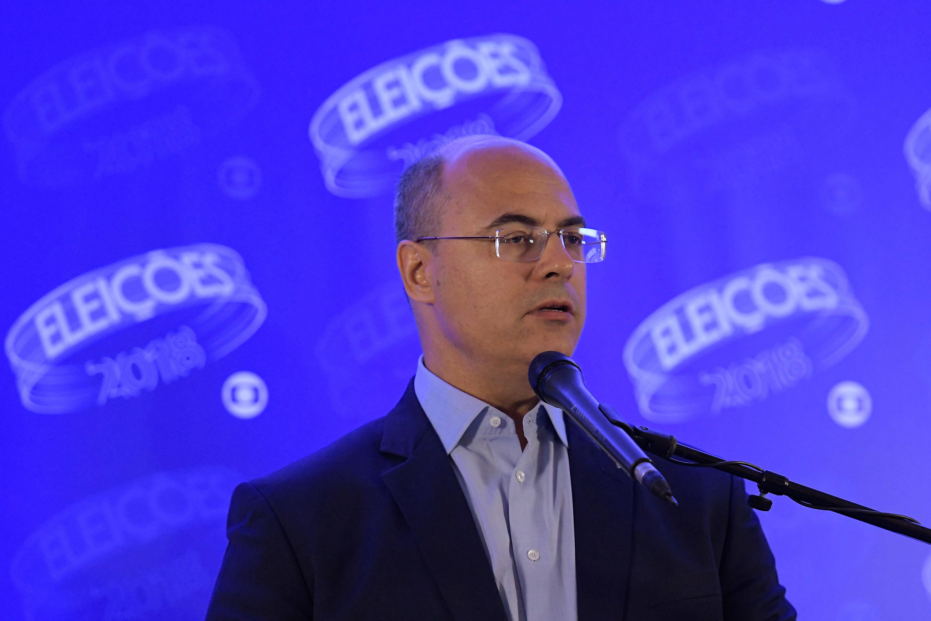 RJ Wilson - Candidate Candidates Government Rio de Janeiro - Wilson Witzel candidate for Government of Rio de Janeiro by PSC, poses for photos after debate promoted by Rede Globo, in the studies of the radio station in Rio de Janeiro of January. Photo: Th