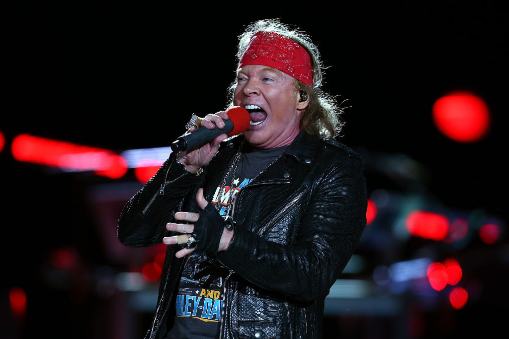 Axl Rose is the lead vocalist of Guns N' Roses.