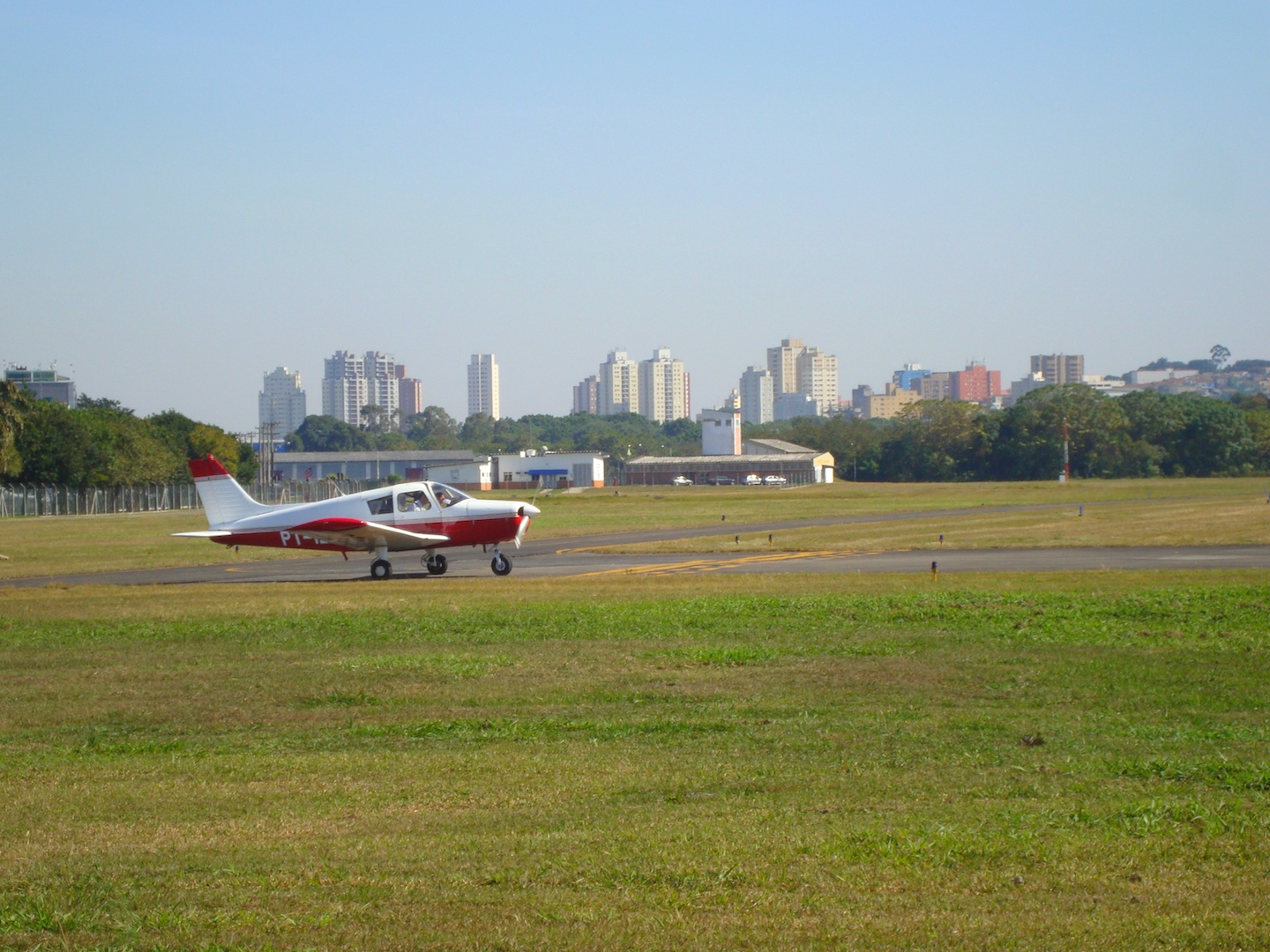 Brazil,Campo de Marte airstrip is the largest airstrip in São Paulo city