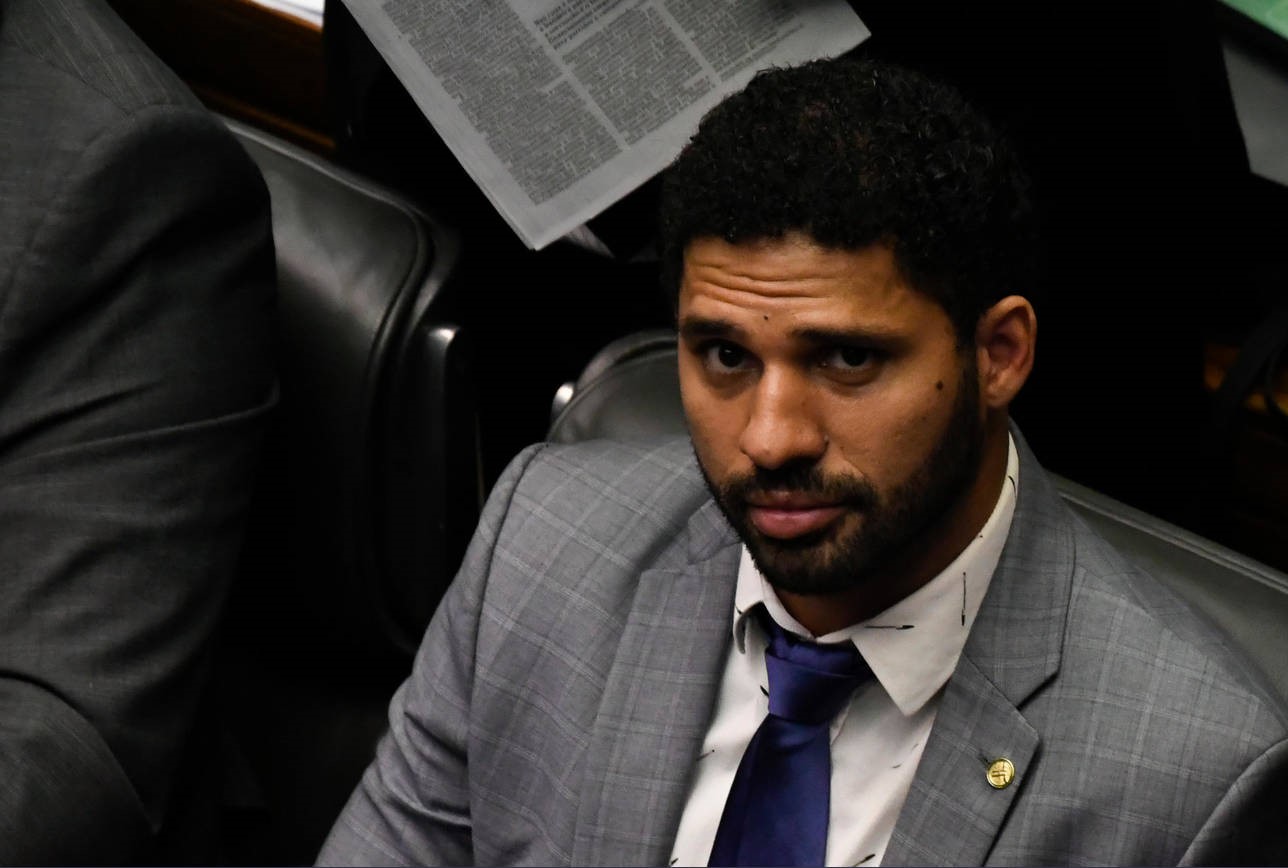 DF - Brasilia - 12/02/2019 - Ordinary Deliberative Session of the Chamber - David Miranda, PSOL RJ, on this Tuesday, February 12, during the Ordinary Deliberative Session held in the Plenary of the Chamber of Deputies. Photo: Mateus Bonomi / AGIF