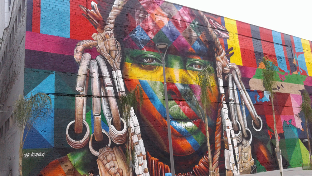 Graffiti in Gamboa (Photo internet reproduction)
