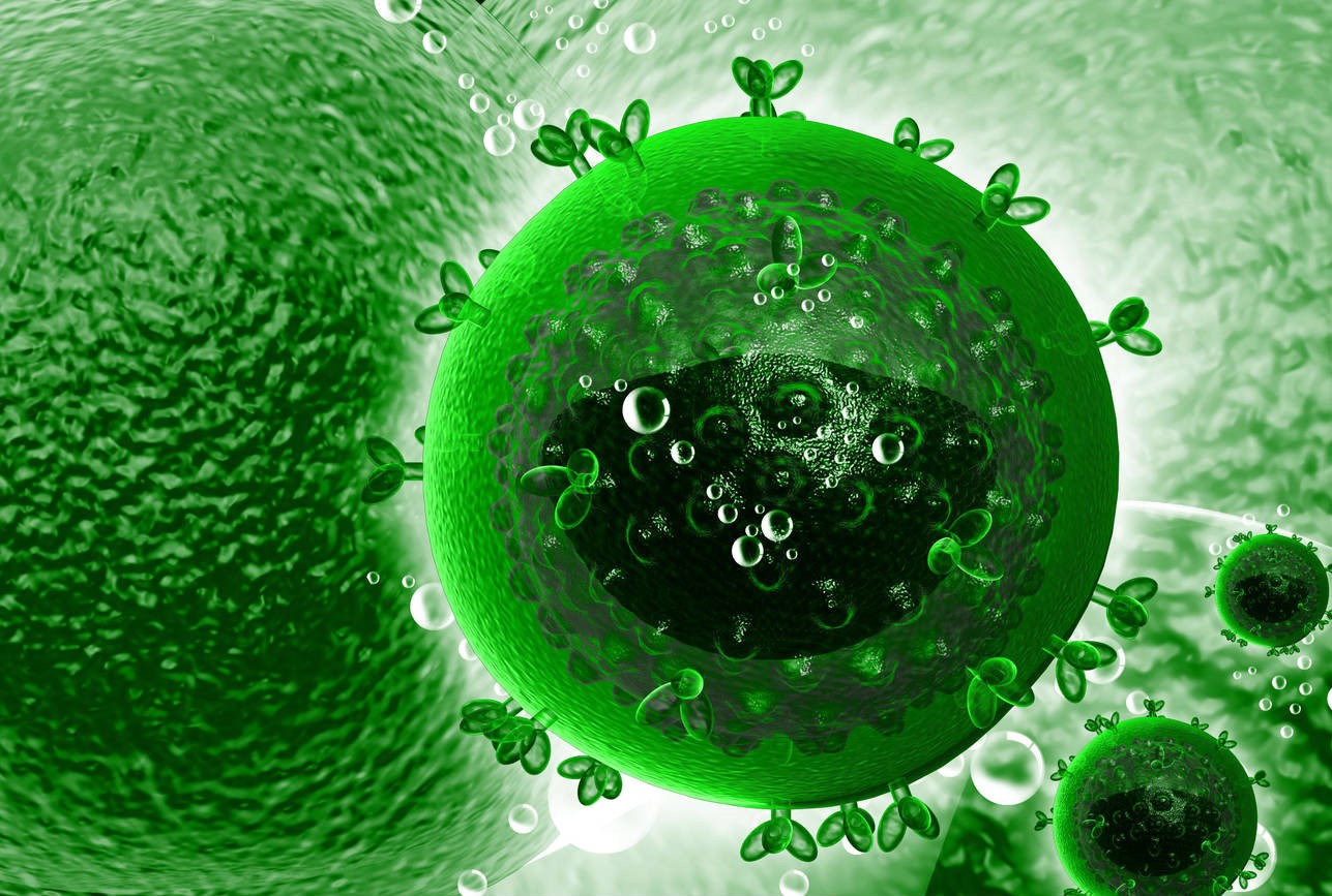 HIV Virus. Image shot 08/2011. Exact date unknown.