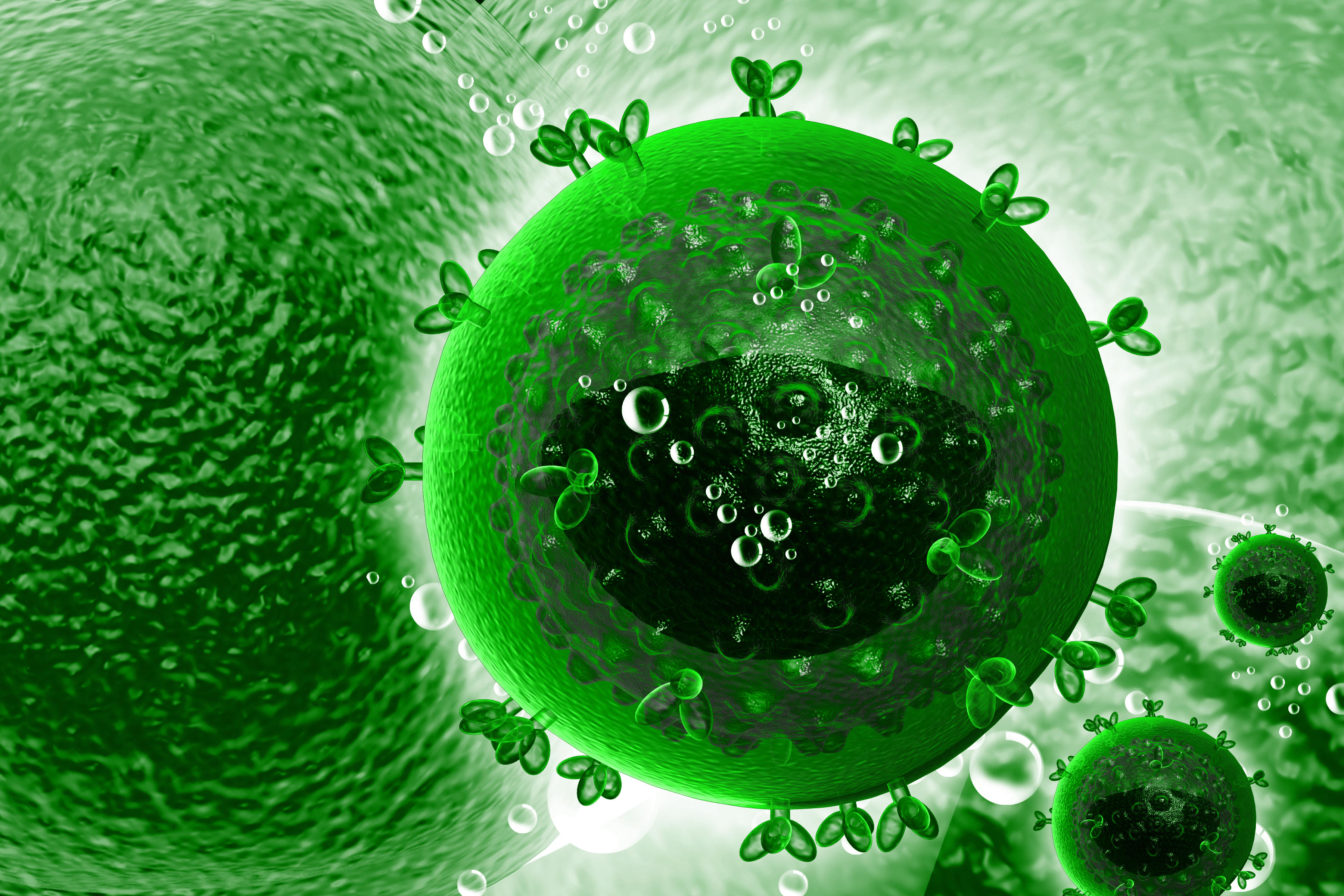 HIV Virus. Image shot 08/2011. Exact date unknown.