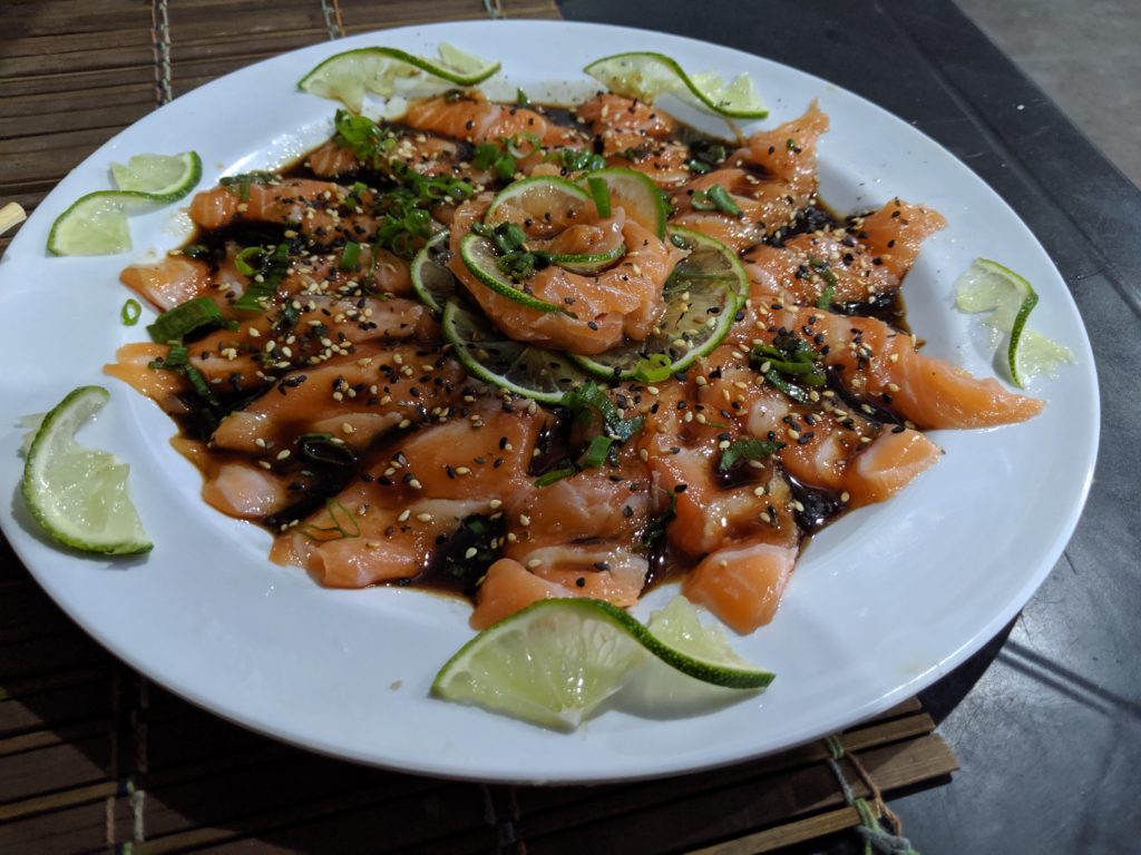 Chef Julio Cesar creates a variety of Japanese style dishes.
