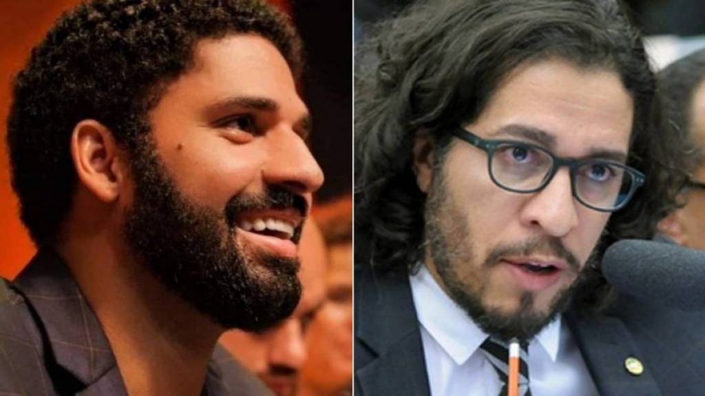 Federal deputy David Miranda and former federal deputy Jean Wyllys. (Photo internet reproduction)