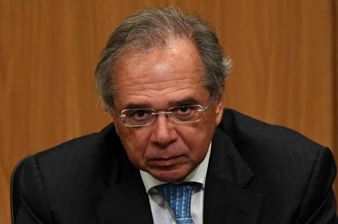 DF - Brasilia - 03/13/2019 - Transmission ceremony of the President of the Central Bank - Paulo Guedes, Economy Minister, this Wednesday, March 13, during a ceremony to transfer the position of the President of the Central Bank of Brazil , Roberto de Oliv
