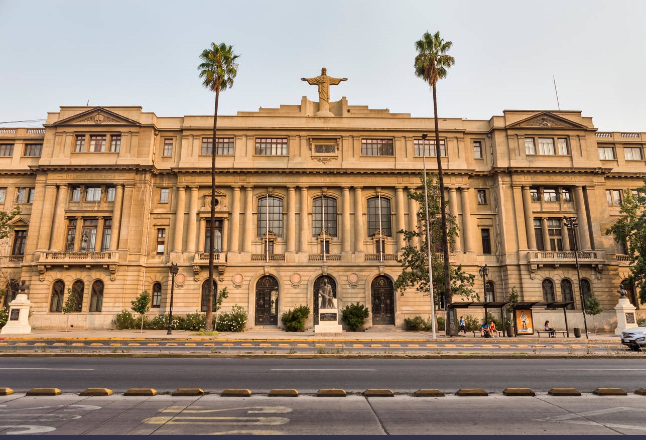 Pontifical Catholic University of Chile building, Universidad Catolica, Palacio Universitario (1917), Santiago, Chile