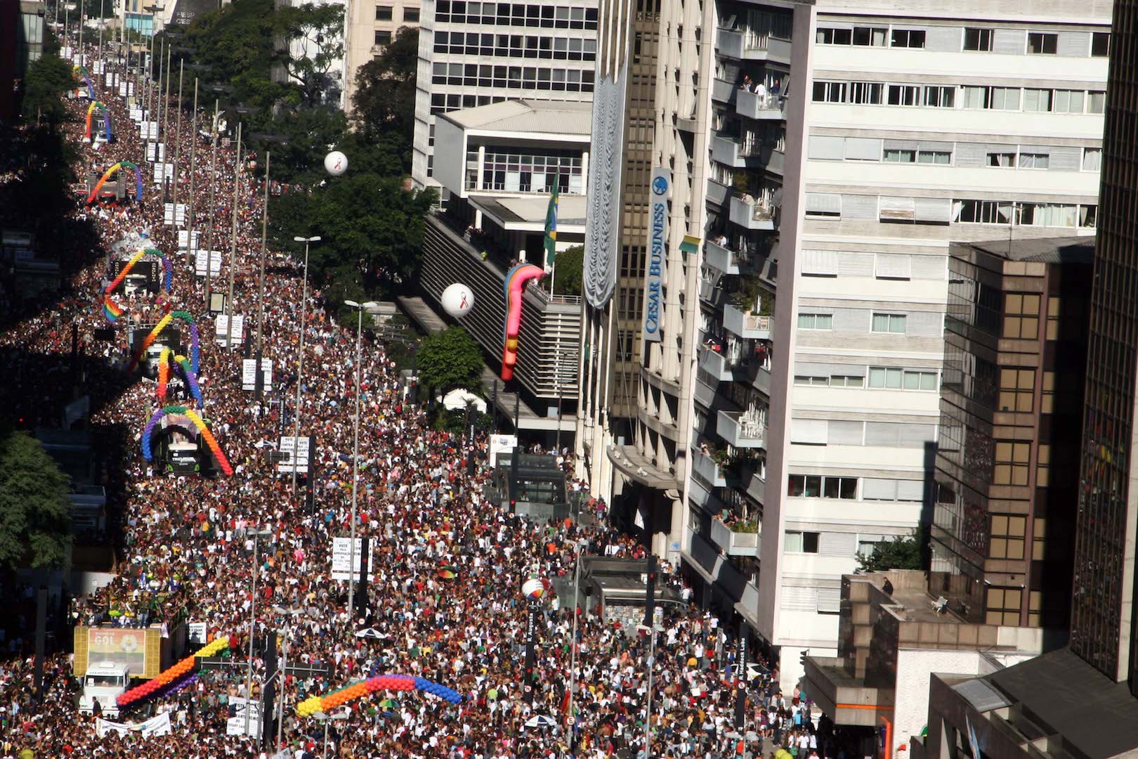 Brazil,More than three million people attended Sunday's Pride Parade in São Paulo