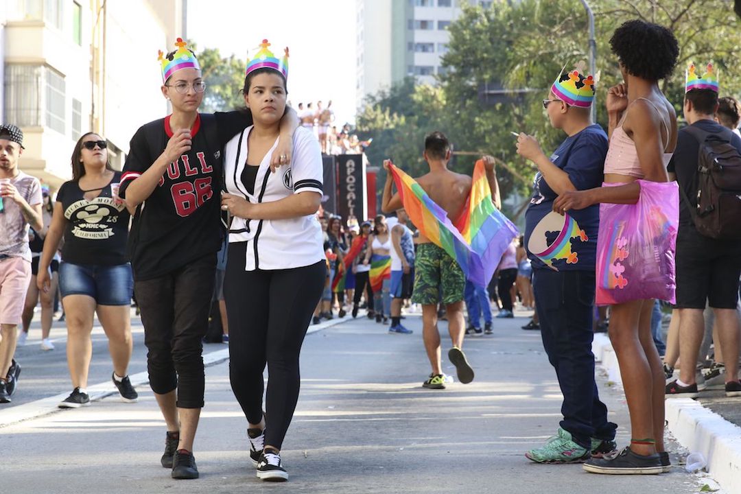 Brazil,Participants of the 23rd Gay Pride Parade in São Paulo