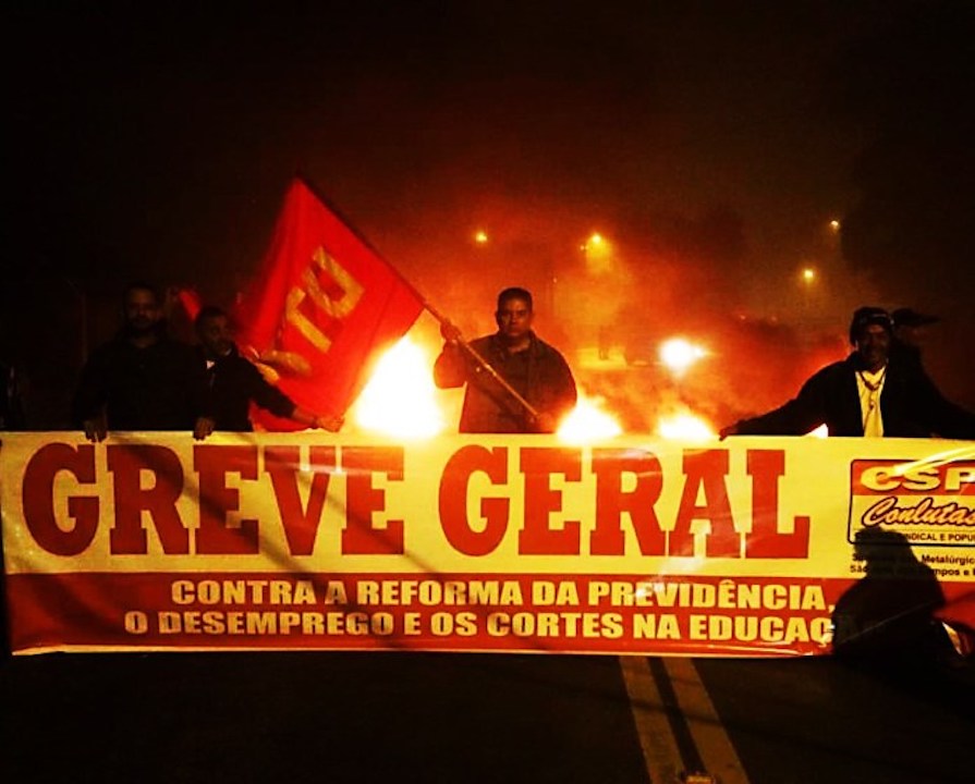 Unions in Brazil called for a national strike on Friday against the government's social reforms,