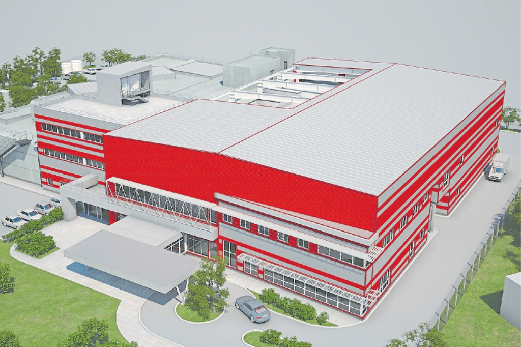 It is estimated that the construction works for the new high-tech center will be finished next year. (Photo internet reproduction)