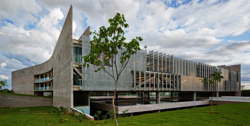 The stylish new Sebrae headquarter in Brasilia. (Photo internet reproduction)