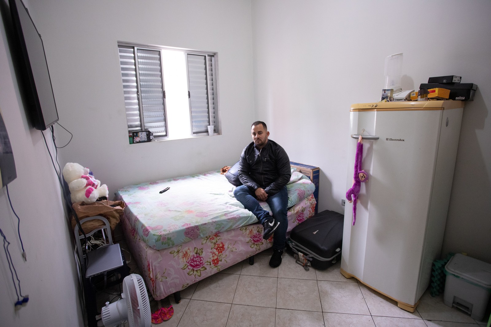 Cuban Doctor Karel Sanchez Fuentes lives with his wife in a small studio apartment in the center of São Paulo.