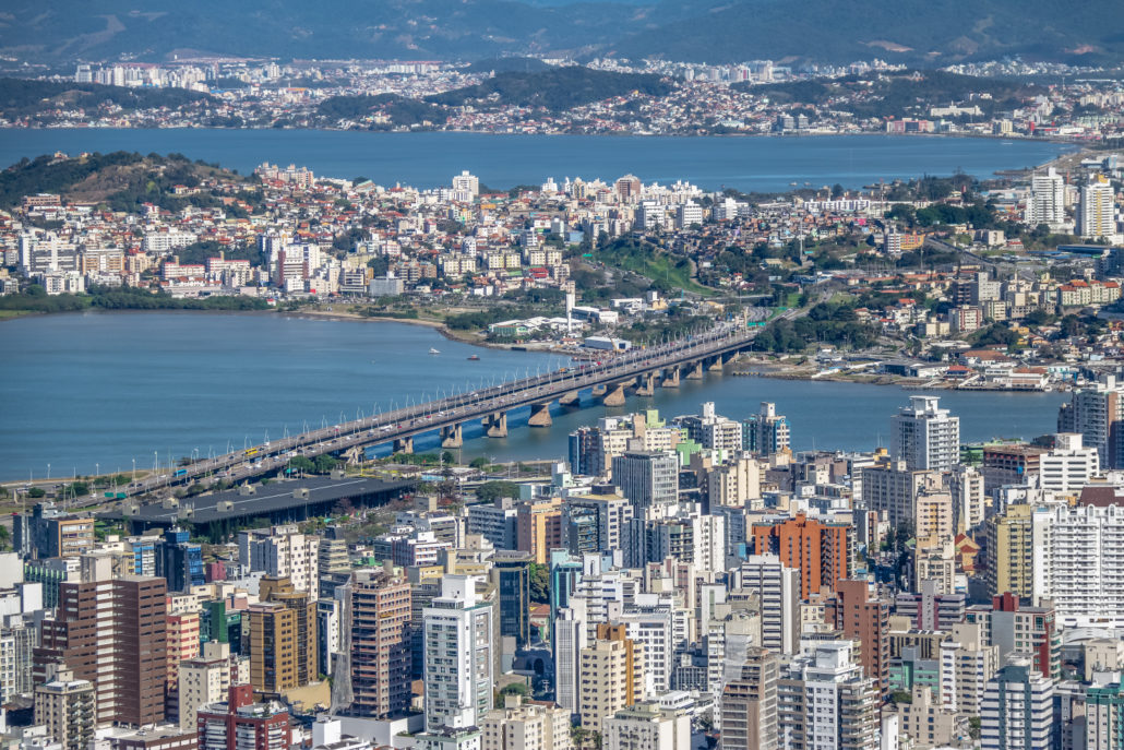 Florianópolis, also known as Floripa, is the state capital of Santa Catarina in the South of Brazil.