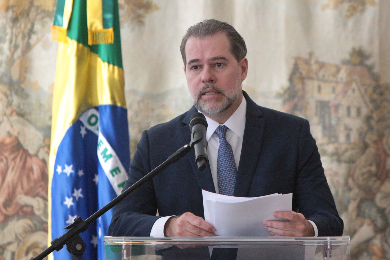 The president of the Federal Supreme Court (STF), Presiding Justice Dias Toffoli.