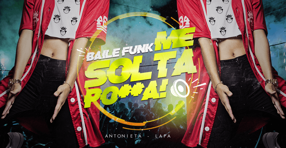 A flyer advertising a Baile Funk featuring Dj Renan da Penha