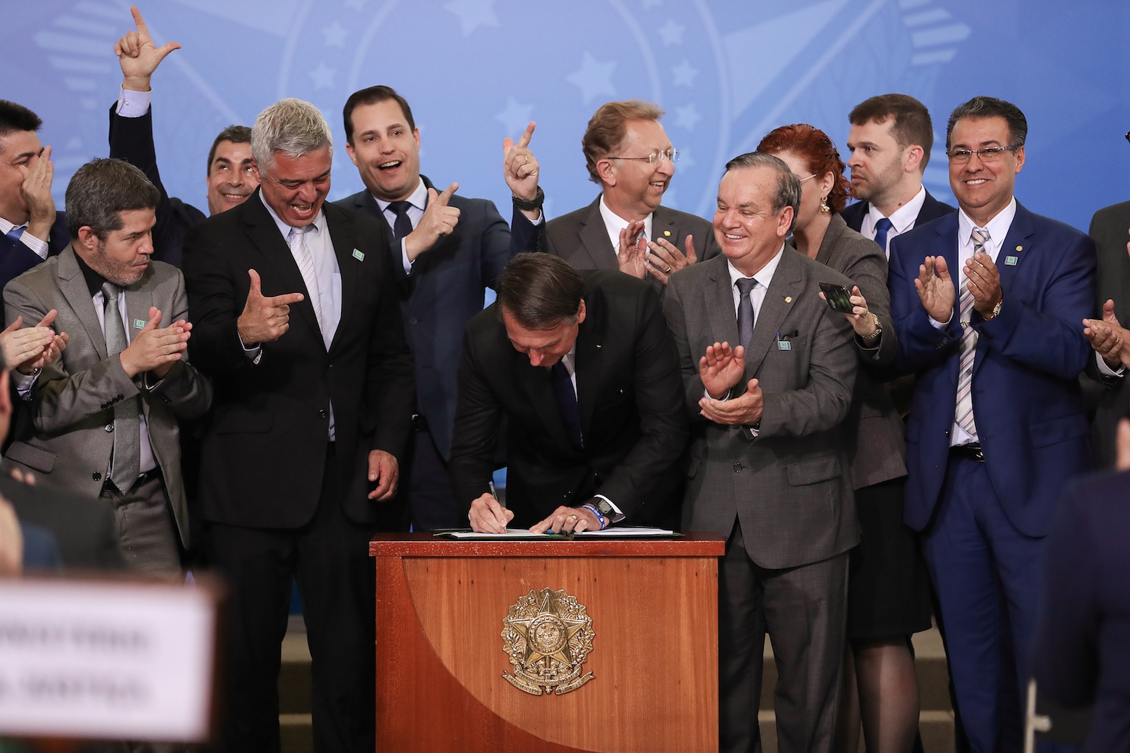 Brazil,President Bolsonaro signs decree lifting requirements for gun ownership.