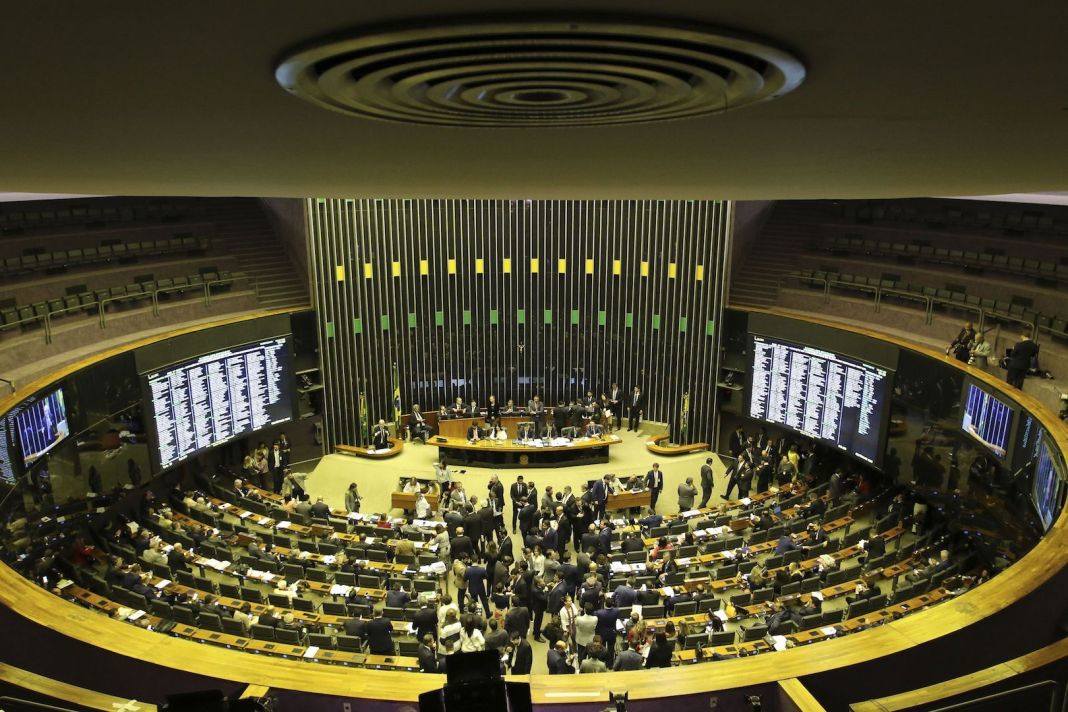 The Brazilian Chamber of Deputies in Brasília.