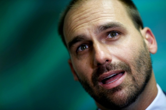 pposition lawmakers have also sought to block Eduardo Bolsonaro becoming Brazil's envoy in Washington by introducing a bill against nepotism.